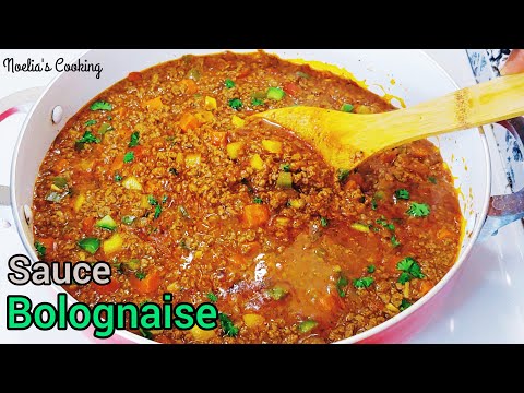 Viande Hachée recette || Sauce Bolognaise à ma façon|| Spaghetti Bolognaise