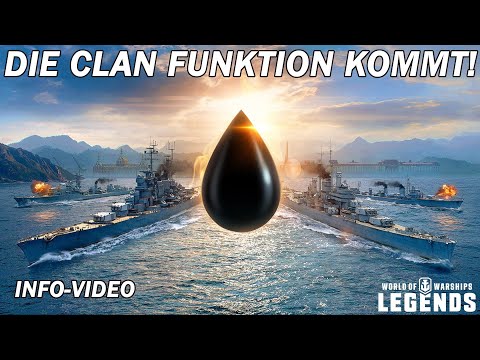 Die Clan Funktion kommt bald! - Info-Video - World of Warships Legends