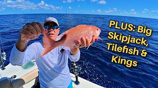 Florida Keys Wahoo Hunt Turns Into Deep Drop Mayhem! | Tuna, Tilefish & Vermillion Snapper