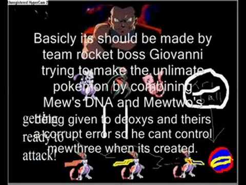 Pokemon Mewthree design