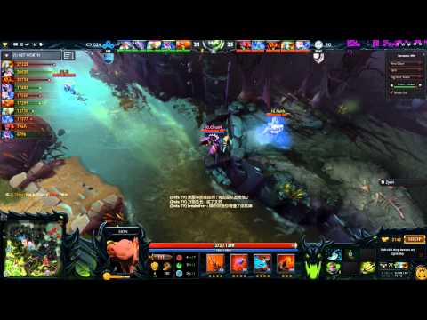 Dota 2: iG's Chuan as Lion stuck in hexed mode