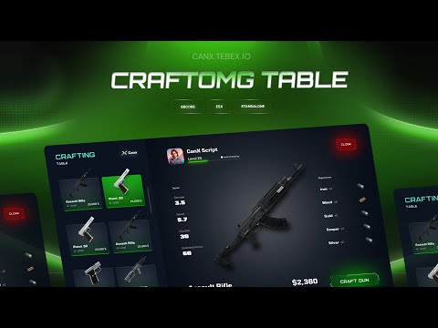 [PAID][STANDALONE] Canx - Craft Menu System thumbnail 2