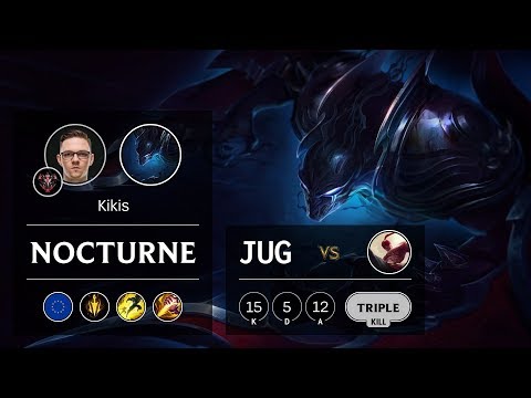 Nocturne Jungle vs Lee Sin - EUW Grandmaster Patch 9.13