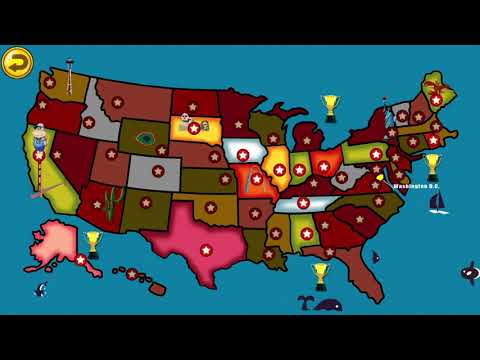 Leaning 50 States & Capitals