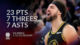 [高光] Klay Thompson  23 Pts VS Kings