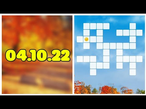 04.10.2022 Пазл дня, Кроссворд дня в игре Wow