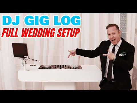 DJ GIG LOG: Tour My Full Wedding DJ Setup from Ceremony to Reception