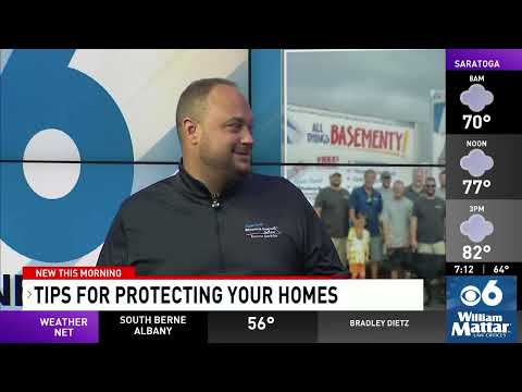 CBS6 Adirondack Basement Systems Talks Indoor Air Quality