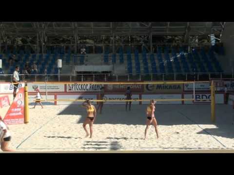 05 Beach volleyball Russia Cup 2015 Syrtseva Moiseeva and Holomina Birlova