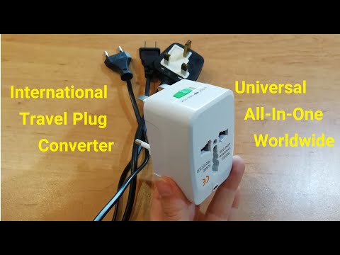 how to use Universal travel adapter Plug All-In-One Converter?