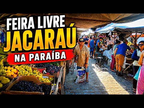Feira livre de Jacaraú na Paraíba