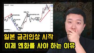 환율 1474원, 일본금리인상 시작, 엔화를 사야 하는 이유