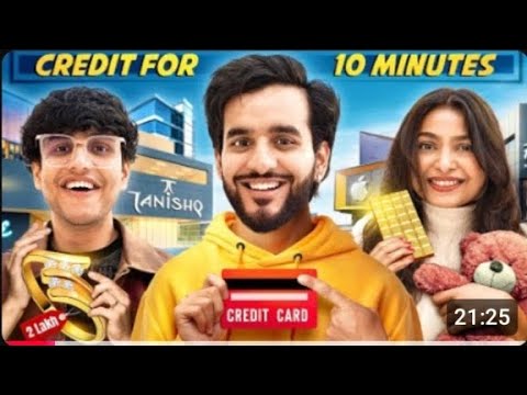 I Gave my CREDIT card to Nischay &🤑🤑 Ruchika BUT only 10 minutes to SPEND