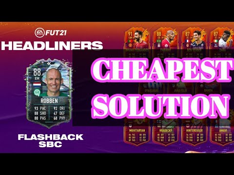 ARJEN ROBBEN FLASHBACK SBC FIFA 21 CHEAPEST SOLUTION | INSANE FLASHBACK CARD