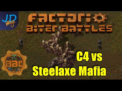 Factorio PvP Biter Battles ⚙️ BBChampions ⚙️ C4 vs Steelaxe Mafia