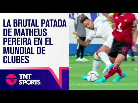 La BRUTAL 😱 patada de Matheus Pereira en el Mundial de Clubes 🟥👋