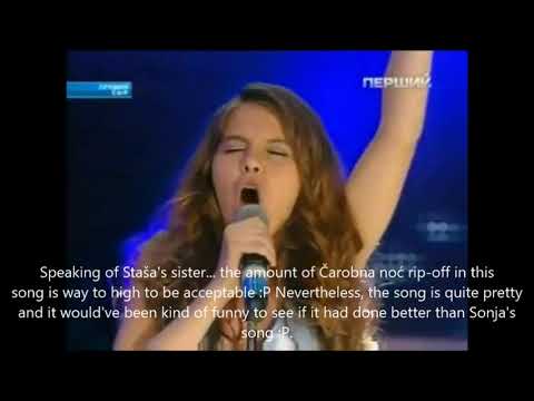 My top 40 Junior national final songs! (with comments)