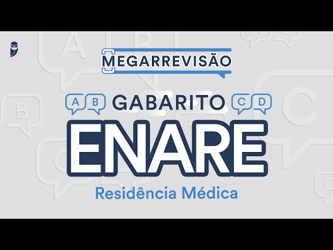 Gabarito ENARE 2023/24 - Correção de Prova ao vivo Residência Médica