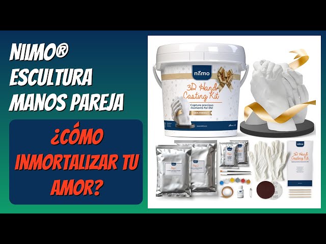 Vídeo relacionado con Escultura Manos Pareja Con NOMBRES| Regalos Originales Para Mujer - Regalos originales para hombre | Kit Manualidades Adultos | Regalo personalizado con alginato para moldes| Regalo aniversario pareja