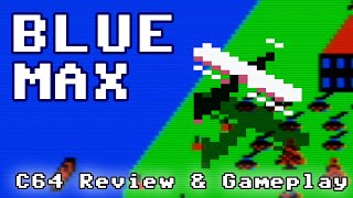 Blue Max - Commodore 64 - Review & Gameplay - Retro World War I Shooter from 1983
