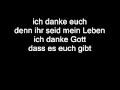LaFee - Danke (full lyrics) 