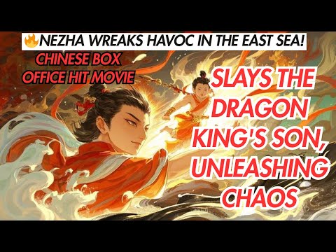 🔥Nezha Wreaks Havoc in the East Sea! Slays the Dragon King's Son, Unleashing Chaos! 🌊⚡ #chinese