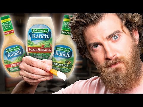 Weird Ranch Dressing Flavor Taste Test