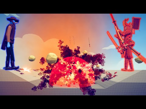 MEGA DYNASTY TEAM vs MEGA WILD WEST TEAM 2 | TABS - Totally Accurate Battle Simulator