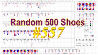 Baccarat Simulator (612) - Random 500 Shoes (557) 百家乐模拟器,百家乐记录表 바카라 출목(6매,중국점) (612) - 랜덤슈 (557)