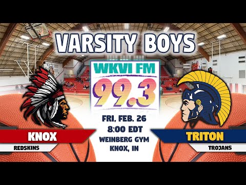 WKVI calls Triton at Knox - Varsity Boys HNAC Basketball 🏀 2/26/2021