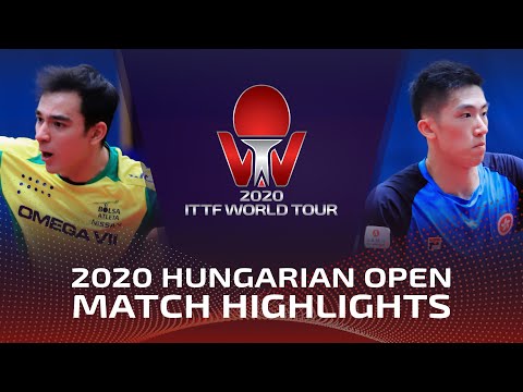 [2020 ITTF Hungarian Open] Hugo Calderano vs Lam Siu Hang  2020.02.21