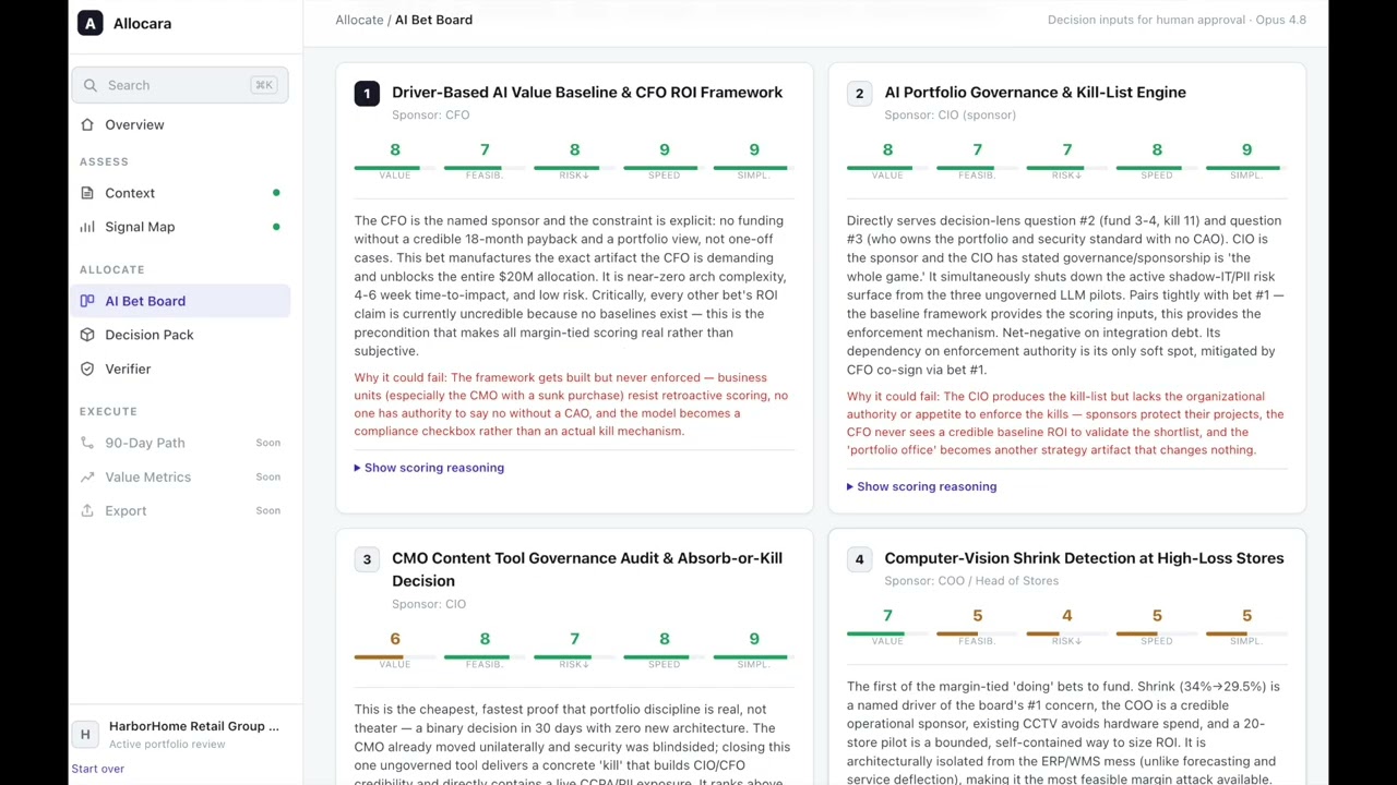 Allocara project preview