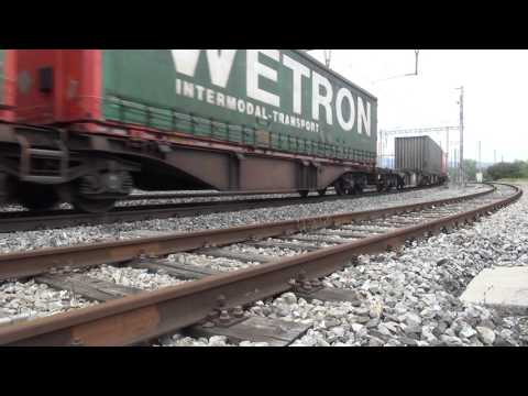 LIVREA 4 NAZIONI BLS 186 101 PARTE CON MERCI DA CHIASSO SMISTAMENTO. 17 - 10 - 2015.