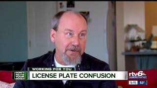Warning: Licence Plate Confusion on DMV and BMV websites