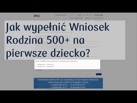Jak wypełnić Wniosek Rodzina 500+ w iPKO na pierwsze dziecko - krok po kroku | PKO Bank Polski