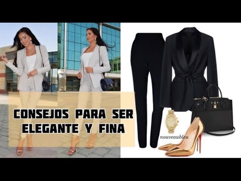 MODA 2022 CÓMO VESTIR ELEGANTE OUTFITS FINOS PARA MUJER TENDENCIAS DE MODA 2022