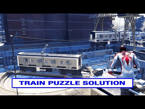 Train Puzzle Solution - Spider-Man Miles Morales