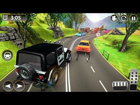 Offroad Police Jeep 4x4 Driving & Racing Simulator - Android ios Gameplay