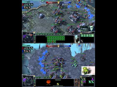 [SC2] PoltPrime (T) Vs GalaxyMvP (Z) : Views of 2 players Starcraft II :