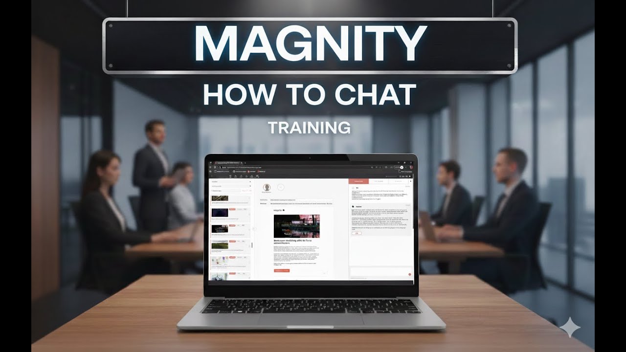 Next lesson: Learn how to chat with Magnity and adjust your output thumbnail