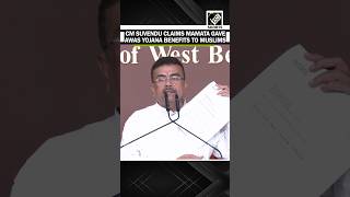 Suvendu claims Mamata gave Awas Yojana benefits went to 52 Muslims, 2 Hindus
