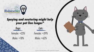 Spay and Neuter Your Pets For A Longer Life!