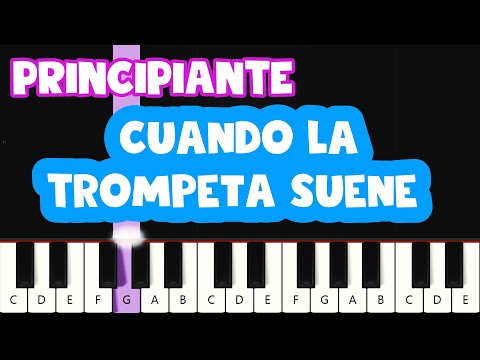 Cuando La Trompeta Suene - Himno Corito | Teclado y Piano Tutorial Nivel Fácil Para Principiante