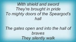 Amon Amarth - The Mighty Doors Of The Speargod&#39;s Hall Lyrics