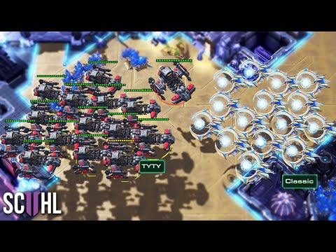 MASS BATTLECRUISERS vs. MASS TEMPEST - Starcraft 2: Classic vs. TY