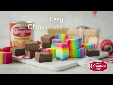Carnation Easy Chocolate Fudge Two Ways Recipe