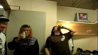 Zeromind - Dan & Leo - Back Stage Part 2 - Club Citta Japan 07.wmv