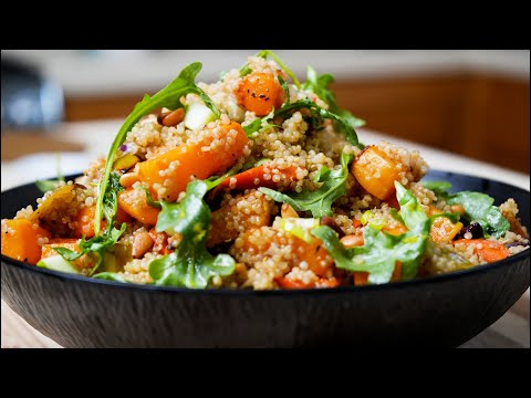 How I made this Roasted Butternut Squash and Quinoa with apples Recipe taste so good and healthy