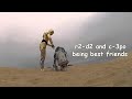 R2 D2 And C 3PO Being Best Friends For 3 Minutes Straight