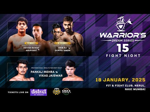 🟢🟢LIVE | Warriors Dream Series 15 Fight Night